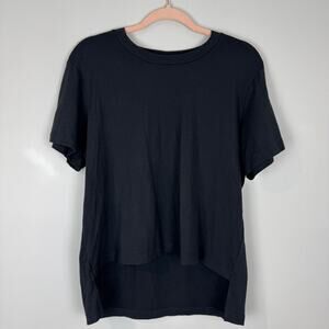 548 Saks Fifth Avenue Cotton Blend Short Sleeve T-shirt Size Large